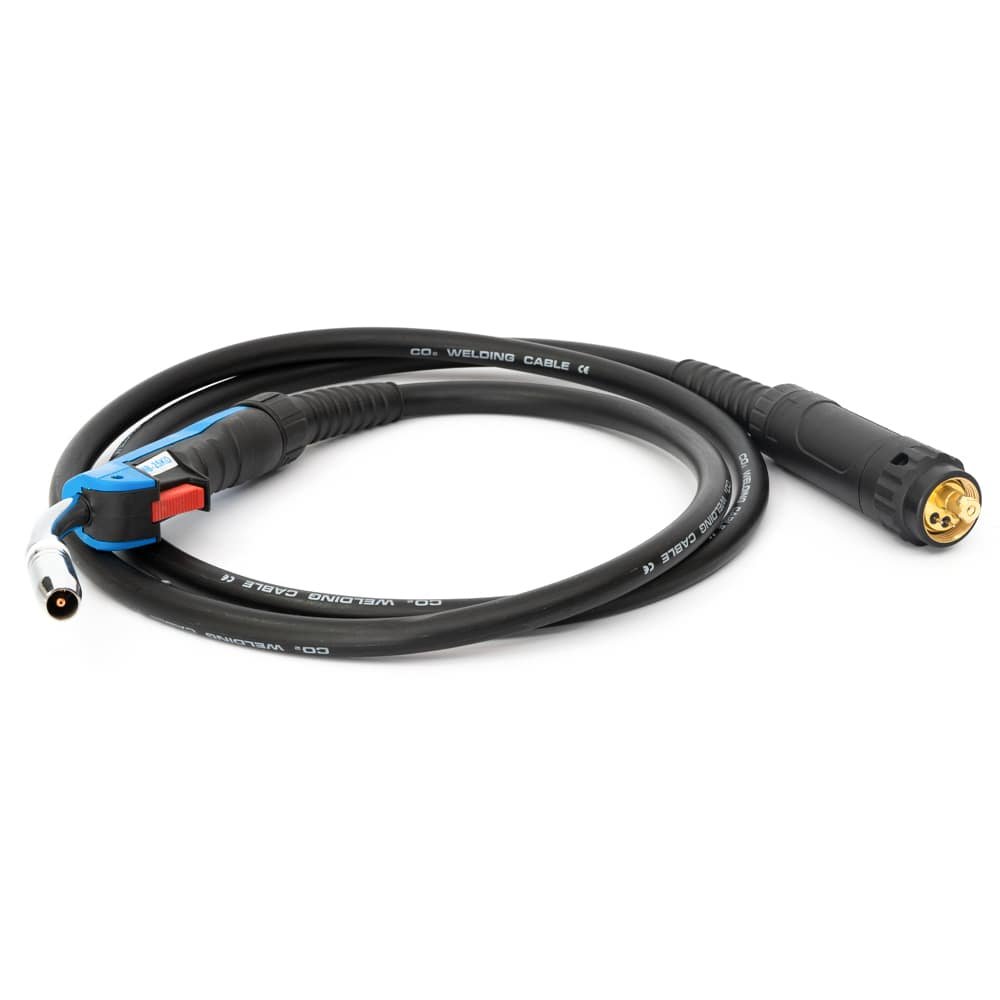 Torcia per saldatura FILO MIG/MAG MB25 con connettore Euro lunghezza 3mt - immagine 2