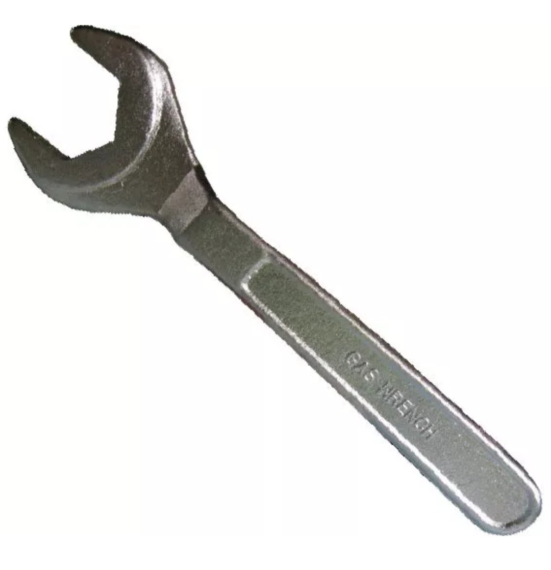 CHIAVE BOMBOLA GAS GPL MM.25 SAGOMATA