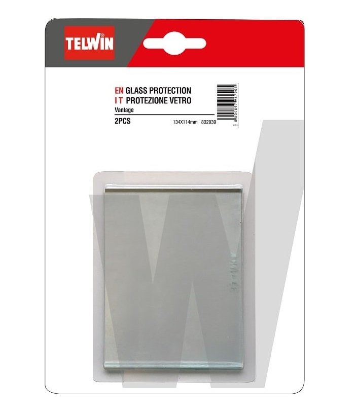 KIT PROTEZIONE VETRO 2PZ 134x114MM cod. 802939 TELWIN - VANTAGE - immagine 2