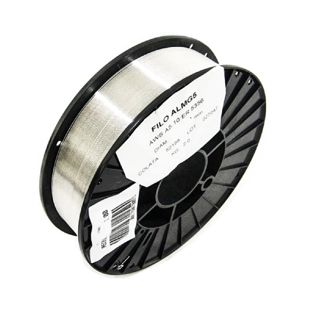 Filo in Alluminio ALMG5 (ER 5356) – Bobina da 2kg – Ø 0,8 mm