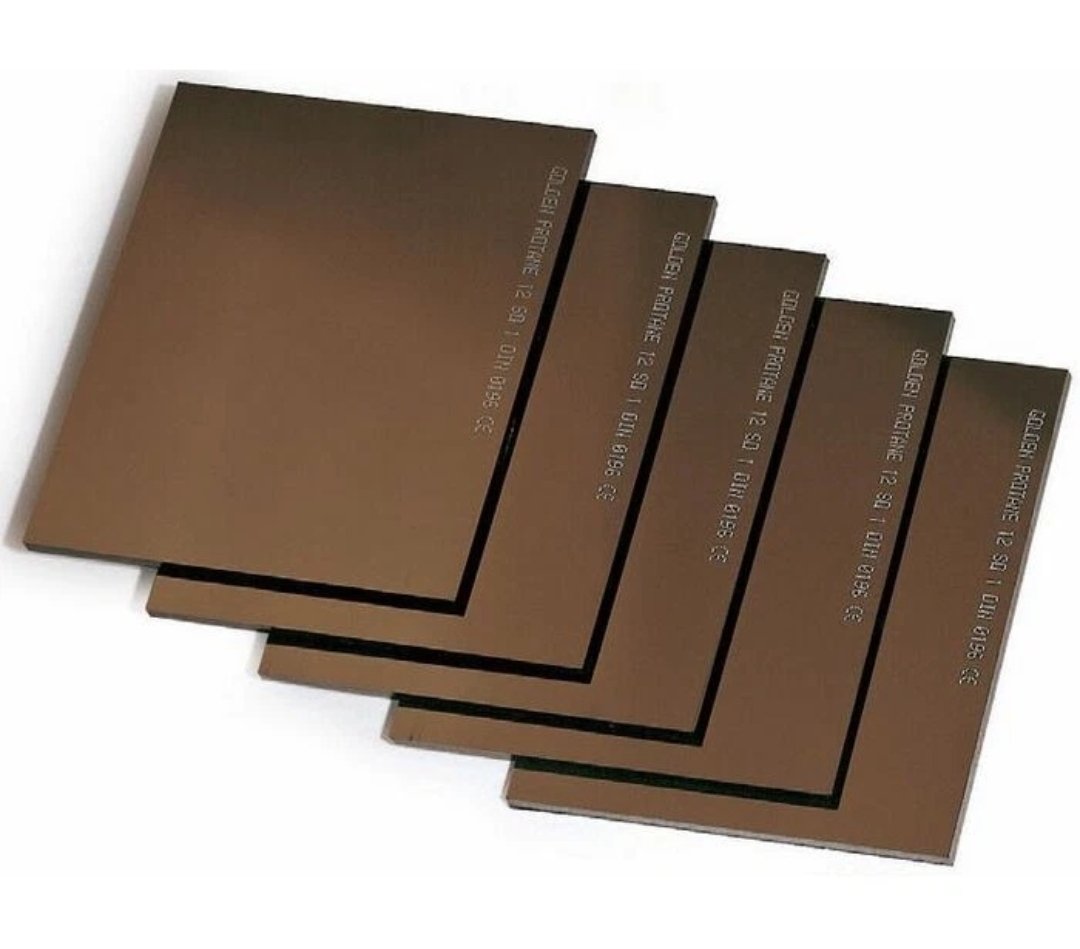 Set 5 Pezzi Vetro Speculare inAttinico per Maschera da Saldatura Manuale – Filtro Protettivo ad Alta Riflessione Termica Misura 90x110mm - immagine 2